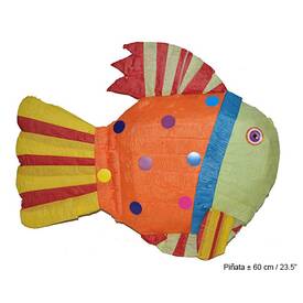 Pinata Fisch Meeresbewohner. bunt ca. 60 cm