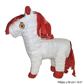 Pinata Pony Pferd ca. 50 cm weiß