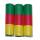 Luftschlangen Red/Yellow/Green 3 Stück/Pkg. ca. 13 cm