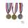 12  Medallien und Halsketten ca. 5 x 42 cm 12 Stück Party Accessoires Dekoration Mitgebsel