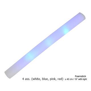 Schaumstoff-Stick mit Licht 1 farbig ca. 48cm lang Stage effects