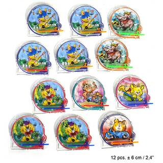 12 Mini Pinball-Spiel Flipper für Kindergeburtstag ca. 6 cm 12 Stück Krachmacher Mitgebsel Geburtstag