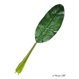 Palmblatt in grün ca. 74 cm Hawaiiparty Sommerparty
