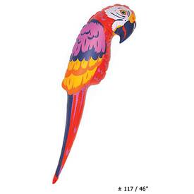 Aufblasbar Papagei rot ca. 115cm