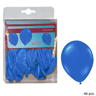 Ballons blau ca. 25 cm 40 Stück