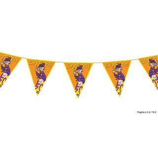 10 Flaggen Banner Wimpel ca. 5 m Dekoration in bunt 50 SARAH Geburtstag Karneval