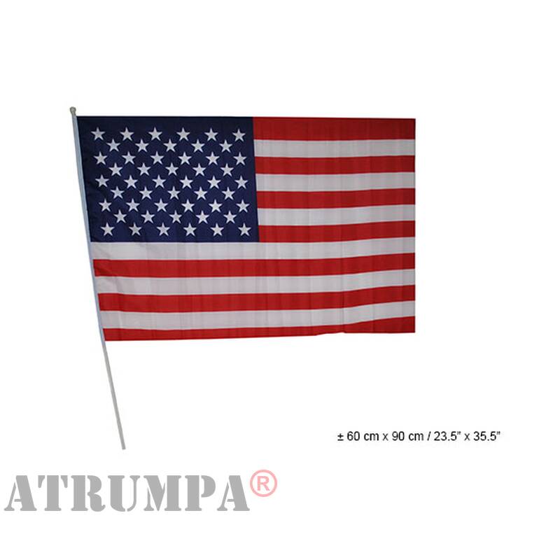 Flagge USA - ca. 90 x 60 cm - an Stab, 2,86 €