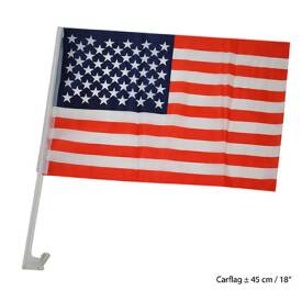 Flagge Autofenster zum klemmen Amerika USA ca. 45 x 30 cm