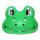 Schaumstoffmaske Kindergröße Frosch in grün