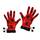 Handschuhe Marienkäfer rot mit schwarzen Punkten - Erwachsene