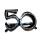 Brille 50. Geburtstag schwarz mit Steinchen - Erwachsene