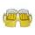 Brille Bier Rahmen und Gläser in Bierglasform mit weißer Schaumkrone Fun Gag Geburtstag