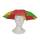 Regenschirm-Mütze Red Yellow Green