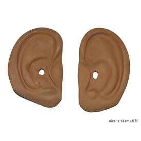 Ohren groß ca. 13,5 x 8 cm aus Latex - Erwachsene