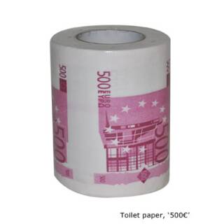 V.I.P. Toilettenpapier mit 500€ Aufdruck Unisex Karneval Accessoires Clown