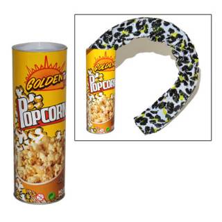 Popcorn Dose Scherzartikel mit Schlange