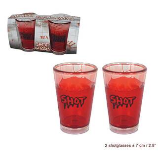 Schnapsglas Bloody Mary ca. 7cm 2 Stück Shot