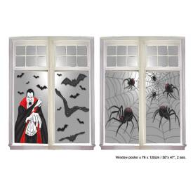 Fensterdekoration Halloween ca. 76 x 120 cm