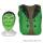 FRANKENSTEIN Set grün Maske & Brustteil Schaumstoff - Kinder