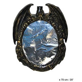 Wanddeko Spiegel, schüttel die große Wahrheit ca. 70 x 50cm Halloween Dekoration Zubehör