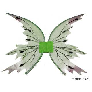 Flügel Schmetterling grün gemustert ca. 50 cm - Erwachsene