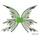 Flügel Schmetterling grün gemustert ca. 50 cm - Erwachsene