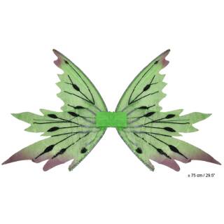 Flügel Waldfee grün mit Muster ca. 75 cm