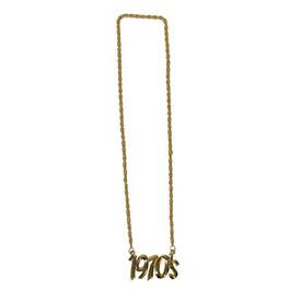 Halskette 1970 Jahreszahl gold ca. 30cm