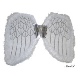 Flügel Engel Farbe weiß ca. 36 x 48 cm Federn