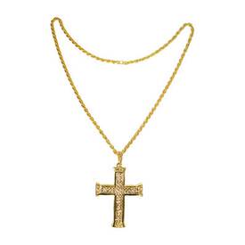 Halskette Kreuz in gold klassisches Kreuz aufwendig...