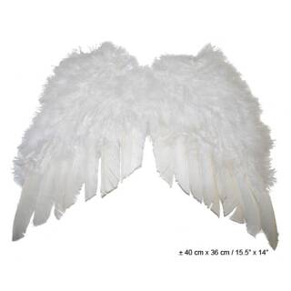 Engel Federflügel weiß ca. 40 x 36 cm - Erwachsene