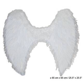 Federflügel Engel weiß ca. 65 x 65 cm - Erwachsene