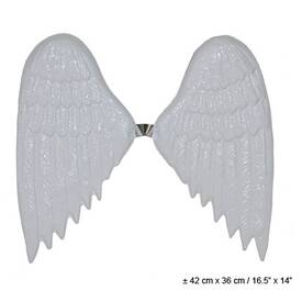 Flügel Engel Farbe weiß ca. 42 x 36 cm Plastik