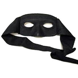 Zorro Augenmaske schwarz - Kinder