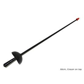 Zorro Schwert schwarz mit Kreide ca. 66cm