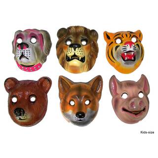 Tier Maske 6 verschiedene - Kinder Modellwahl Bär