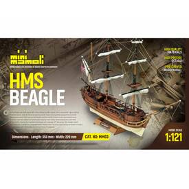 Krick HMS Beagle Bausatz 1:121 Mini Mamoli