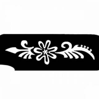Tattooschablone Blumenranke  11cm