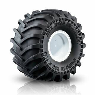 MST-Racing Monster truckwheels w/ monster truck tire (white)