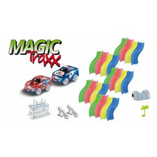 Magic Traxx Neon Set 373 teilig Rennstrecke 5,5m + Transportbox Amewi 100615