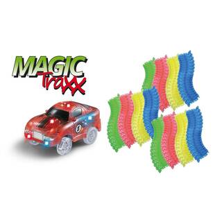 Magic Traxx Neon Set 223 teilig Rennstrecke 3,35m + Transportbox Amewi 100614