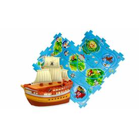 Amewi Puzzle Pilot Piratenschiff Puzzle-Set mit Fahrzeug