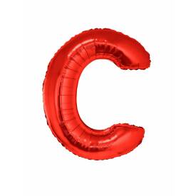 Folienballon rot Buchstabe C 102 cm