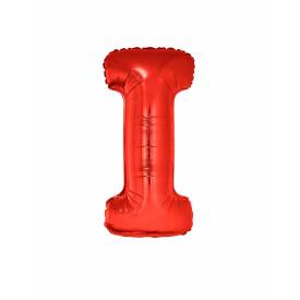 Folienballon rot Buchstabe I 102 cm