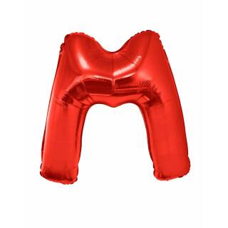 Folienballon rot Buchstabe M 102 cm