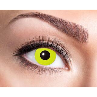 Natürlich Farbige 3 Monate Kontaktlinsen 2 Stück Yellow Crow Eye