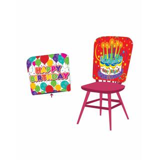 Chair cover happy birthday